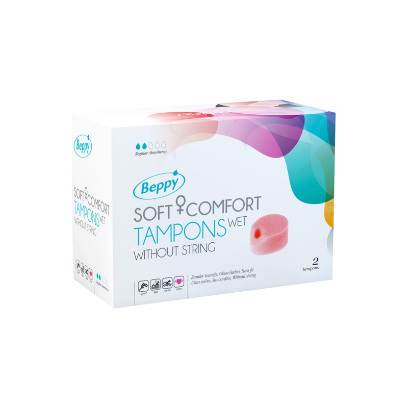 Tampony-BEPPY SOFT&COMFORT TAMPON WET 2PCS